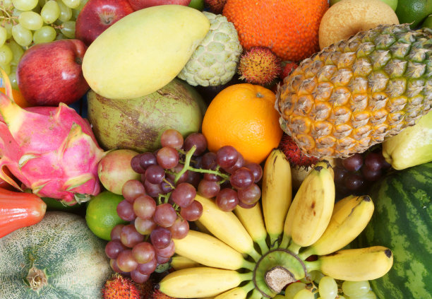 热带水果的背景图片下载