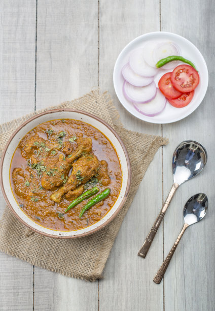 印度咖喱鸡肉素材照片图片下载