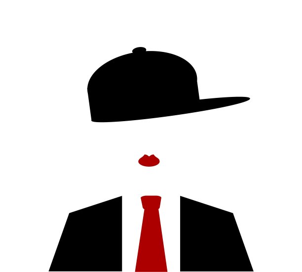 女人红色领带图片下载