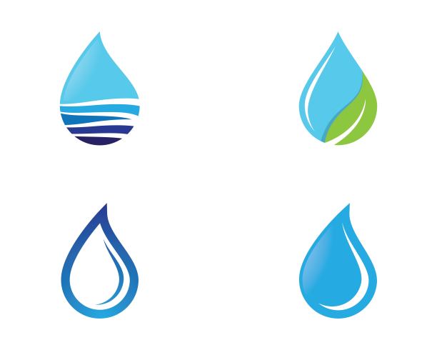 水滴矢量图标图片下载