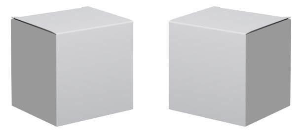 盒子模型。3 d白色包。纸箱纸板集图片下载