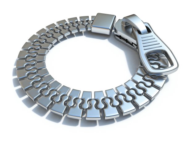 金属圈拉链3D图片下载