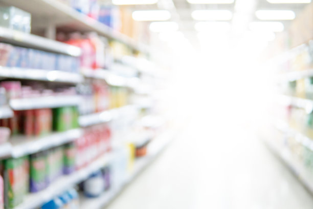 抽象模糊的购物中心室内背景图片下载