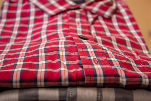 折叠衬衫熨烫后的视图图片下载