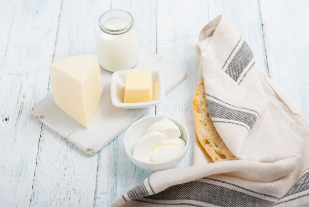 奶酪、黄油、牛奶图片下载