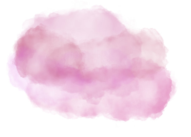 抽象的粉红色水彩云飞溅在白色的背景图片下载