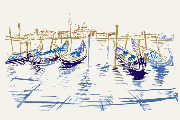 手绘插画素材ID：344125422