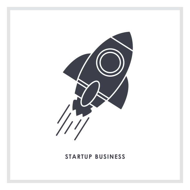 启动图标。简单元素说明素材图片