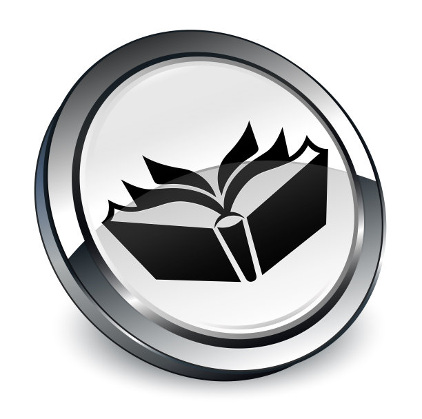 翻译图标3d白色圆形按钮图片下载