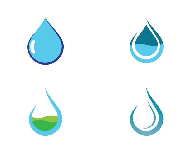 水滴矢量图标图片下载