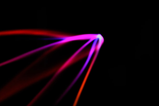 发光的霓虹灯。图片下载