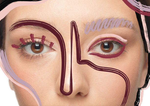 美丽女人肖像面部具有完美的皮肤，艺术理念图片下载