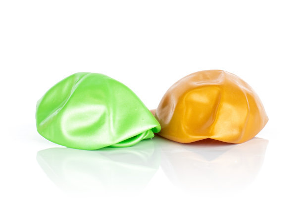 彩色气球孤立在白色上图片下载