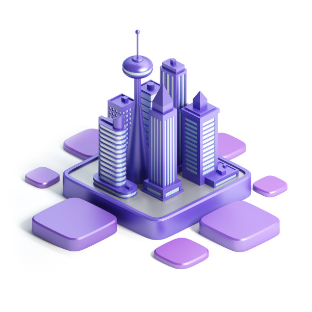 三维城市概念图片下载