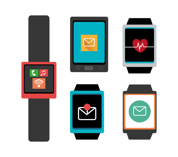 捆绑智能手表和设置图标图片下载