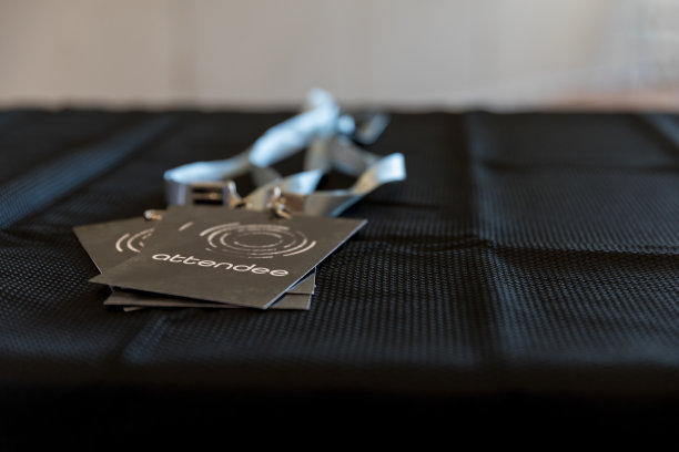 近距离的照片的挂系会议标志图片下载