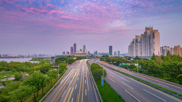 韩国首尔市交通图片下载