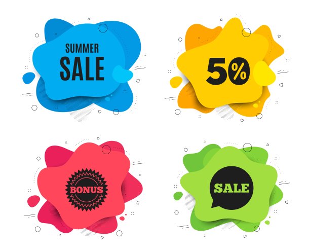夏天出售。特价标志。向量图片下载
