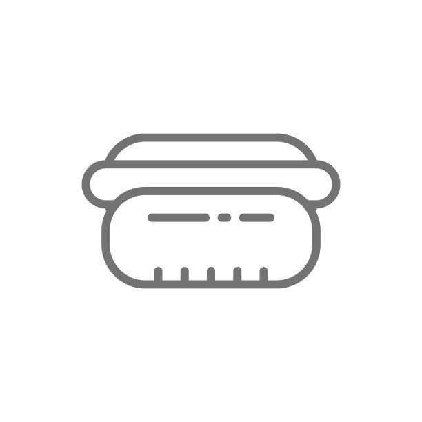 热狗、巴伐利亚香肠、快餐线条图标图片下载
