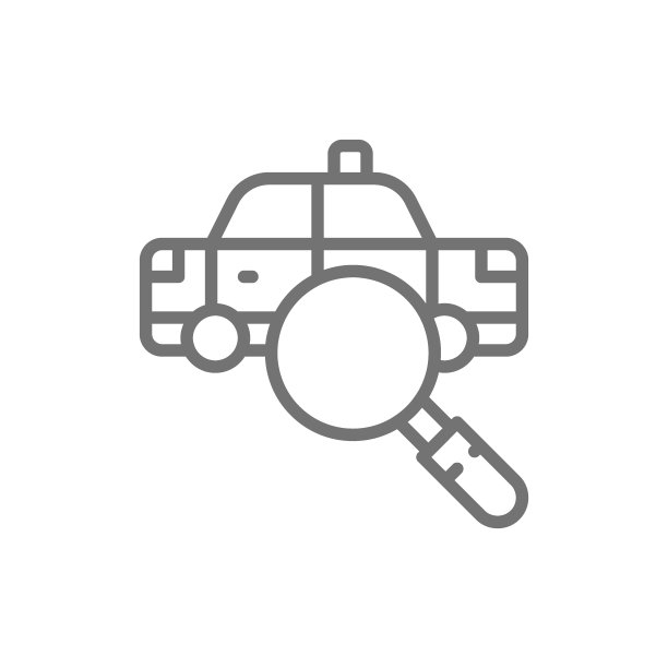 矢量出租车搜索，找到车线图标。图片下载