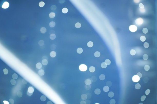 蓝色散焦抽象背景图片下载