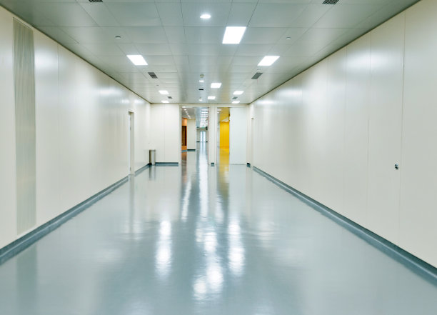 医院里空荡荡的走廊图片下载