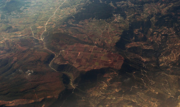 希腊多山的科林斯高原图片下载