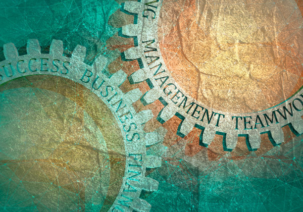 齿轮上的文字。图片下载