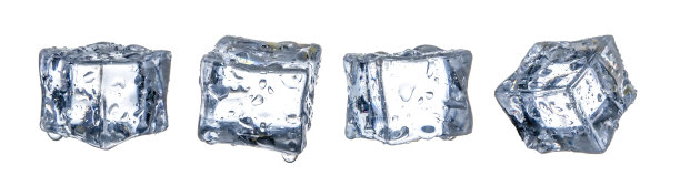 孤立的冰块，冷冻闪亮的物体图片下载