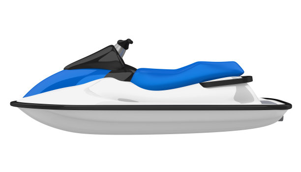 喷气滑雪孤立图片下载