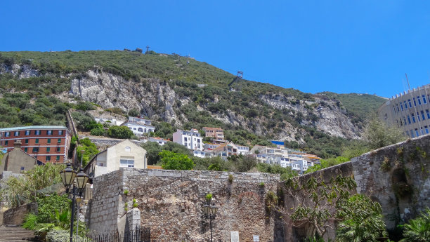 直布罗陀是欧洲南部一个美丽的地方图片下载