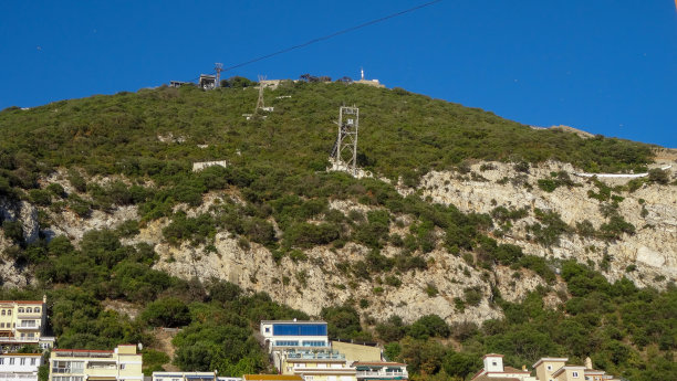 直布罗陀是欧洲南部一个美丽的地方图片下载