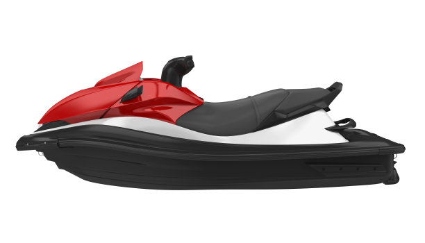 喷气滑雪孤立图片下载