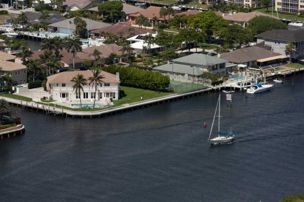 空中的房子图片下载