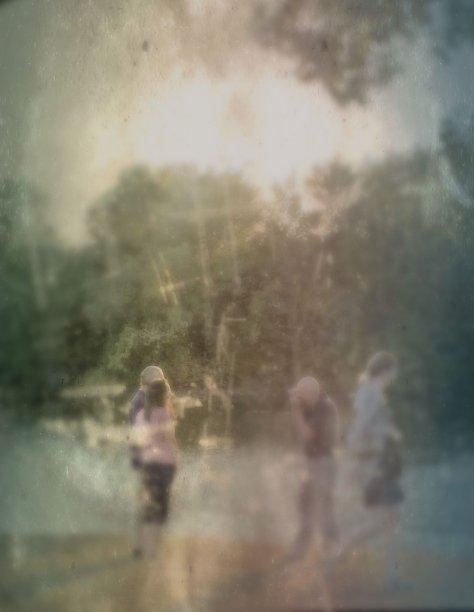 在公园里散步图片下载