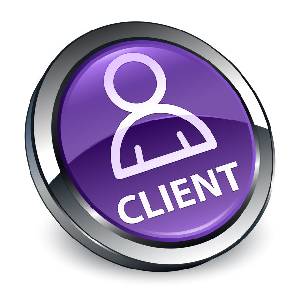 客户端(成员图标)3d紫色圆形按钮图片下载