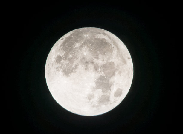 满月的放大照片图片下载