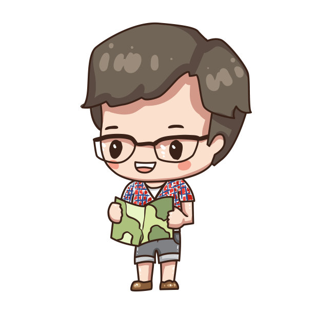 矢量插图可爱的赤子之心字符孤立在白色背景。图片下载