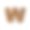 向量大写字母W与野生豹皮肤打印。图片下载