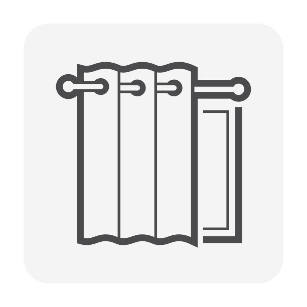 窗帘盲目的图标图片下载