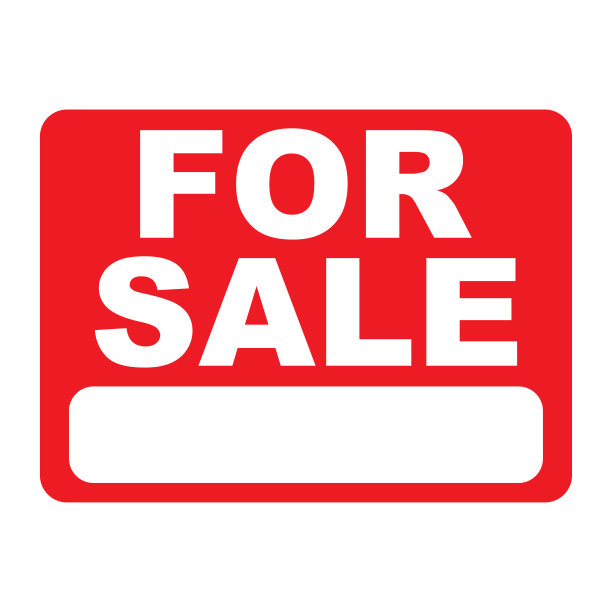 出售标志上红色背景向量图片下载