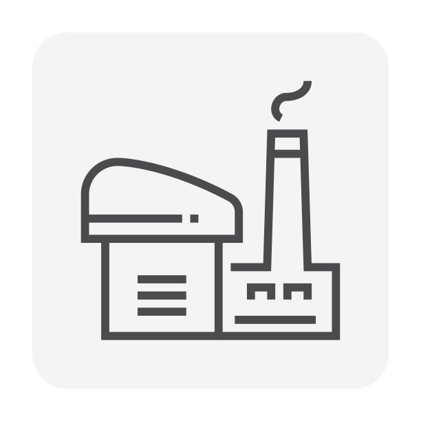 工厂图标黑图片下载