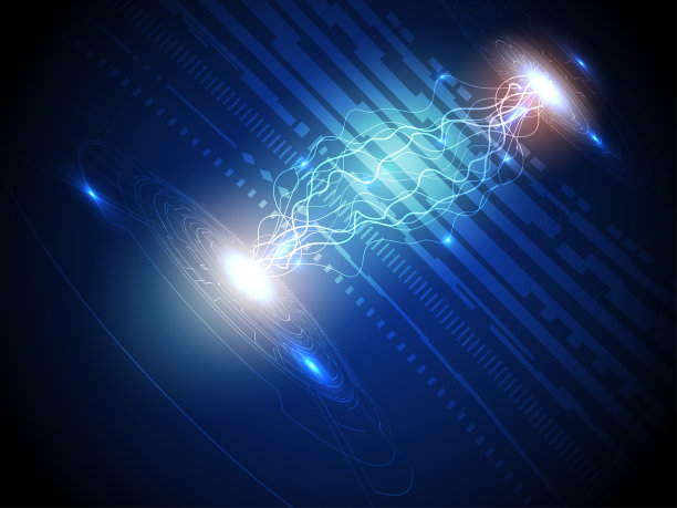 摘要雷电技术背景图片下载