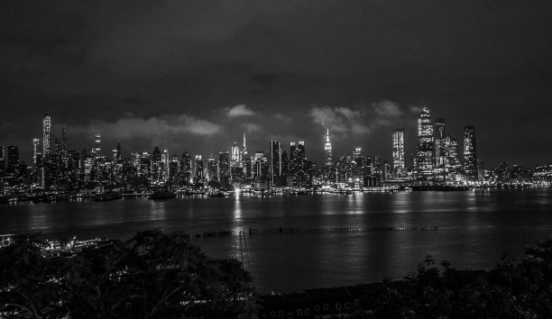 曼哈顿的天际线图片下载