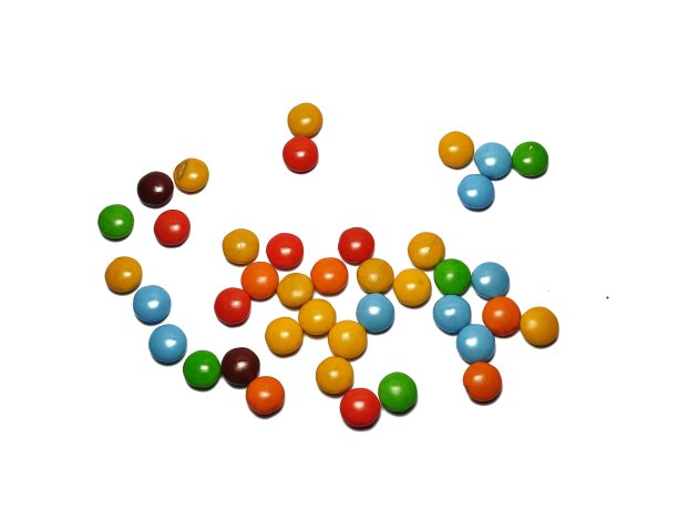 彩色糖果孤立在白色背景图片下载