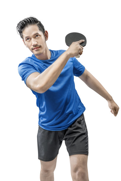 亚洲乒乓球运动员摆拍姿势图片下载