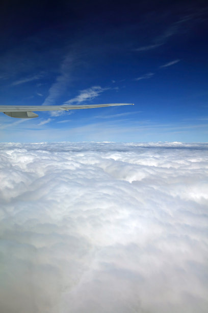 在去纽约的航班上。美国图片下载