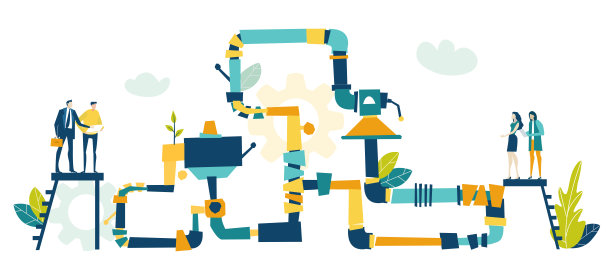 专业人员、顾问、监督工作机制并制定改进方案。开发、承担风险、支持和解决业务概念演示的问题。素材图片