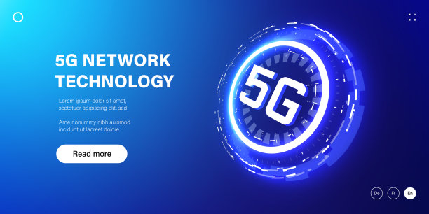 5G网络技术演示素材图片
