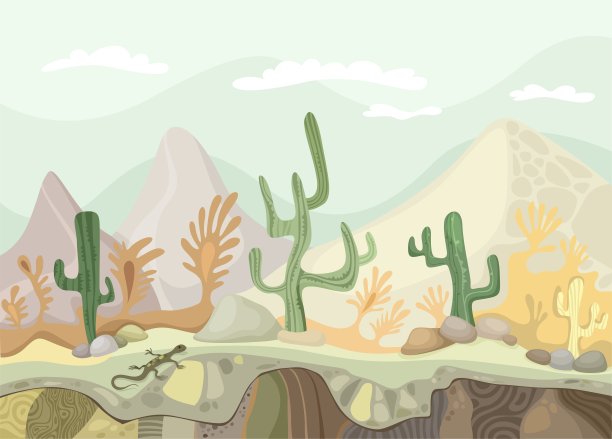 向量景观背景图片下载